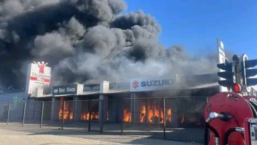 Suzuki Dealership and Bike Kings in Boksburg Engulfed in Destructive Fire
