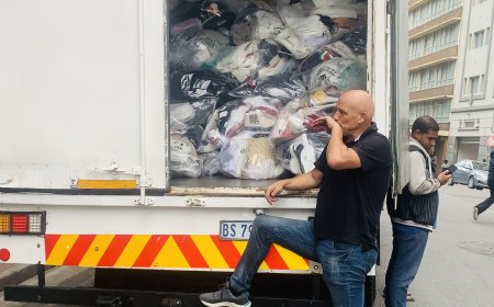 Police raided Durban South Beach shops and found R37 Million worth of counterfeit goods.